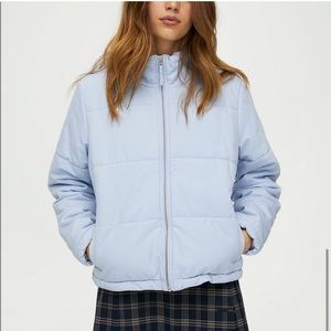 Aritzia Sunday Best Light Blue Quilted Cece Jacket